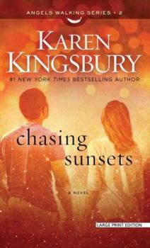 Hardcover Chasing Sunsets [Large Print] Book