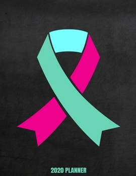 2020 Planner: Weekly Planner January - December 2020 Calendar Agenda Daily Schedule - Thyroid Cancer Awareness Ribbon Survivor