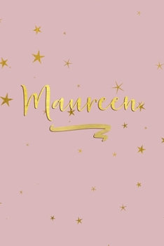 Paperback Maureen: Personalized Journal to Write In - Rose Gold Line Journal Book