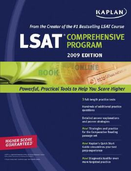 Paperback Kaplan LSAT Comprehensive Program Book