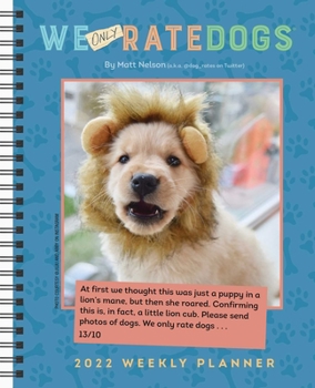 Calendar Weonlyratedogs 2022 Weekly Planner Calendar Book