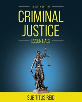 Paperback Criminal Justice Essentials Book