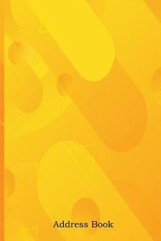 Paperback Address Book: Include Alphabetical Index with Abstract Geometric Background Cover Book