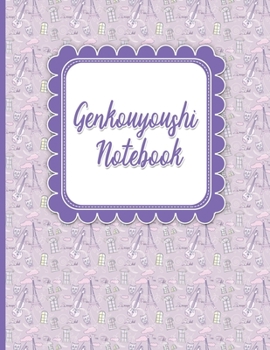 Paperback Genkouyoushi Notebook: For Beginners - Kanji Practice Notebook, Hiragana Writing Book