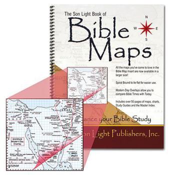 Paperback Book of Bible Maps Book