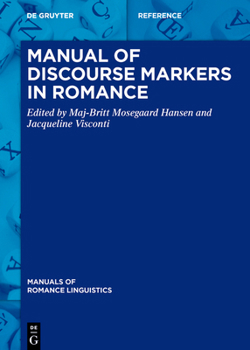 Hardcover Manual of Discourse Markers in Romance Book
