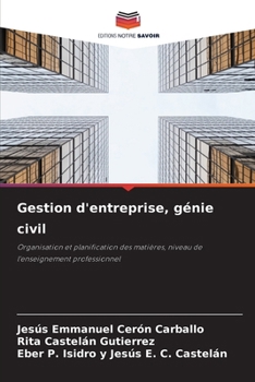 Paperback Gestion d'entreprise, génie civil [French] Book