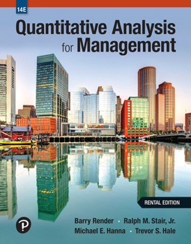 Hardcover Quantitative Analysis for Management Book