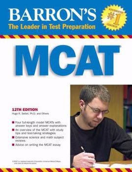 Paperback Barron's MCAT: Medical College Admission Test Book