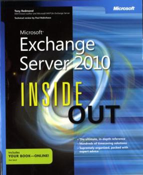 Paperback Microsoft Exchange Server 2010 Inside Out Book