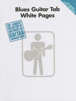 Paperback Blues Guitar Tab White Pages Book