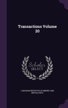 Hardcover Transactions Volume 20 Book