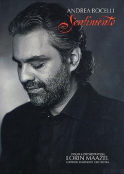Hardcover Andrea Bocelli: Sentimento Violin/Voice/Piano Book
