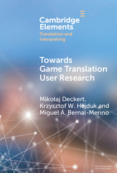 Hardcover Towards Game Translation User Research Book