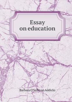 Paperback Essay on education Book
