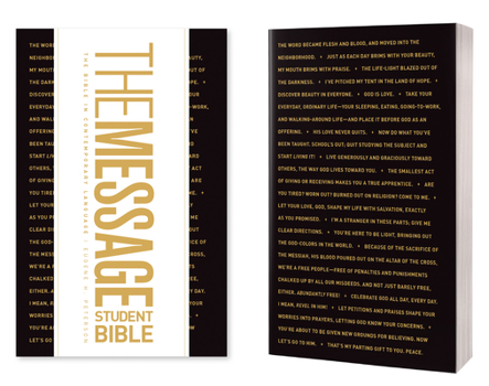 Paperback The Message Student Bible (Softcover) Book