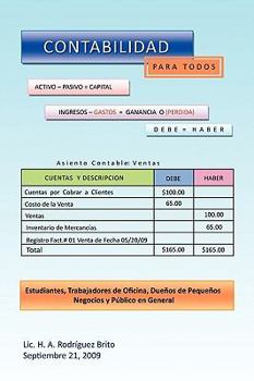 Paperback Contabilidad Para Todos [Spanish] Book