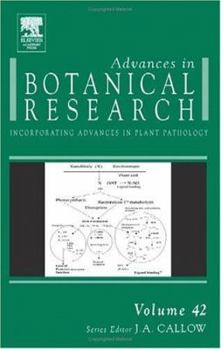 Hardcover Advances in Botanical Research: Volume 42 Book