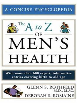 Hardcover The A to Z of Men's Health [Large Print] Book