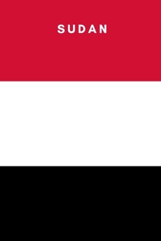 Sudan: Country Flag A5 Notebook to write in with 120 pages