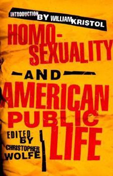 Hardcover Homosexuality and American Public Life Book