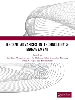 Paperback Recent Advances in Technology & Management Book
