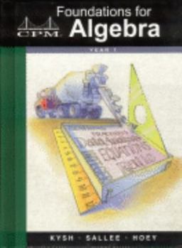 Hardcover Foundations for Algebra: Year 1 Version 3.0, Complete Book