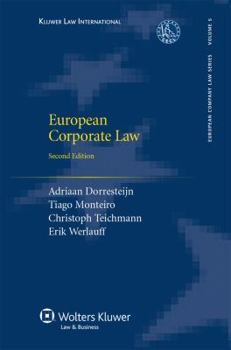 Hardcover European Corporate Law Second Edition (European Company Law Series) Book