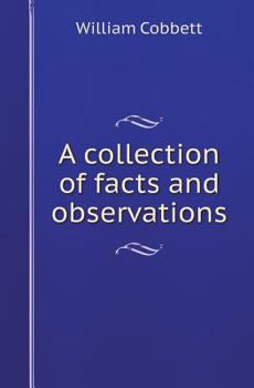 Paperback A Collection of Facts and Observations Book