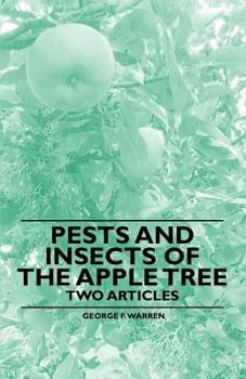 Paperback Pests and Insects of the Apple Tree - Two Articles Book