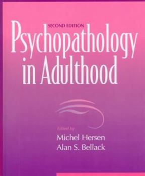 Hardcover Psychopathology in Adulthood Book