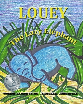 Paperback Louey the Lazy Elephant Book