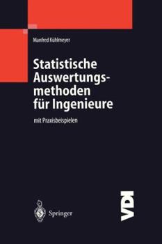 Hardcover Statistische Auswertungsmethoden Für Ingenieure: Mit Praxisbeispielen [German] Book