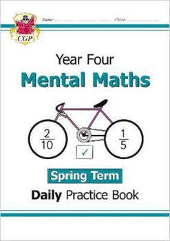 Paperback New KS2 Mental Maths Daily Practice Book: Year 4 - Spring Term (CGP KS2 Maths) Book