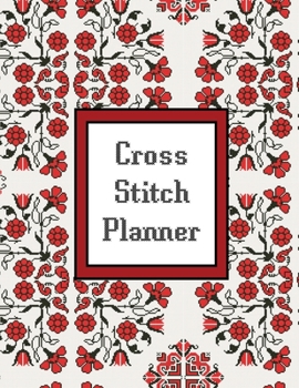 Paperback Cross Stitch Planner: Grid Graph Paper Squares, Design Your Own Pattern, Notebook Journal Book