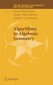 Paperback Algorithms in Algebraic Geometry Book