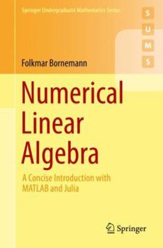 Paperback Numerical Linear Algebra: A Concise Introduction with MATLAB and Julia Book
