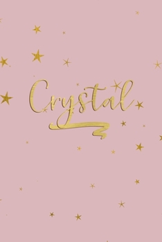 Paperback Crystal: Personalized Journal to Write In - Rose Gold Line Journal Book