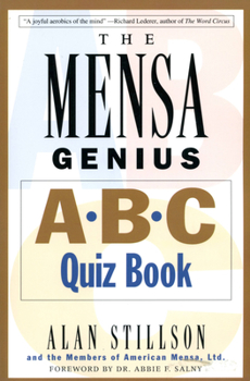 Paperback Mensa Genius A-B-C Quiz Book