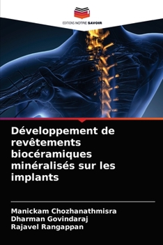 Paperback Développement de revêtements biocéramiques minéralisés sur les implants [French] Book
