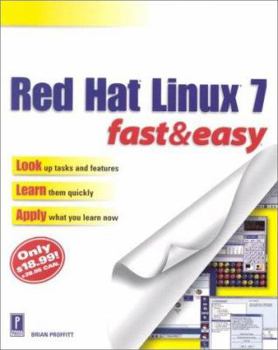 Paperback Red Hat Linux 7 Fast & Easy Book