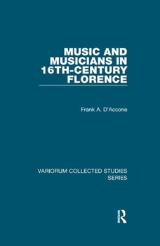 Paperback Music and Musicians in 16th-Century Florence Book