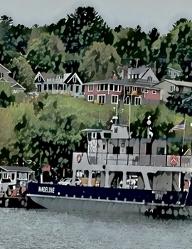 A BIG Canvas for - Whatever You Want - 8 X 11 - Bayfield Pier : Your Personal Art Book