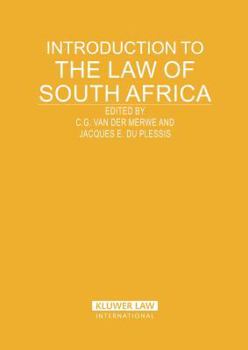 Hardcover Introduction to the Law of South Africa Book