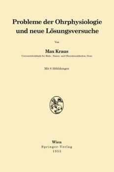 Paperback Probleme Der Ohrphysiologie Und Neue Lösungsversuche [German] Book