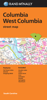 Paperback Folded Map: Columbia West Columbia Street Map Book