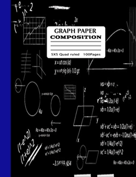 Paperback Graph paper composition: Grid Paper Notebook with beautiful colored cover pages-(KIDS, GIRLS, BOYS, STUDENT)- Quad Ruled(5X5) 100 Sheets (Large Book