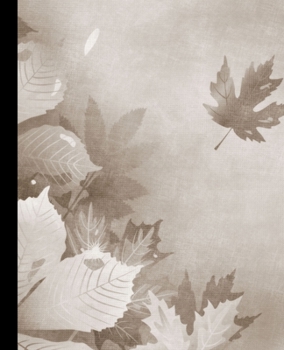 BLANK | JOURNAL | NOTEBOOK | COLLEGE RULE LINED | 7.5" X 9.25" |150 pages: trendy leafy pattern and a lined ledger/diaries/logbook/composition notebook for Students, young and old