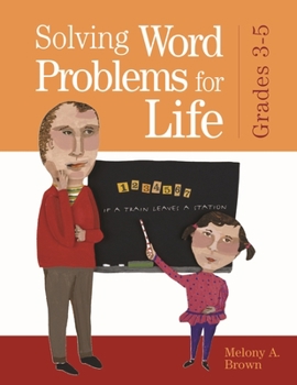 Paperback Solving Word Problems for Life, Grades 3-5 Book