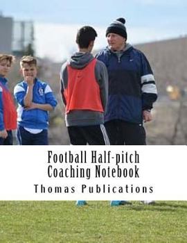 Paperback Football Half-Pitch Coaching Notebook Book